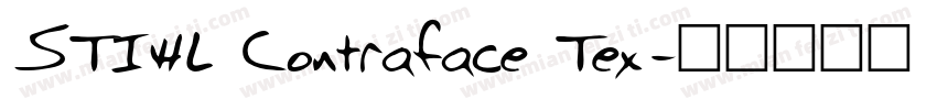 STIHL Contraface Tex字体转换